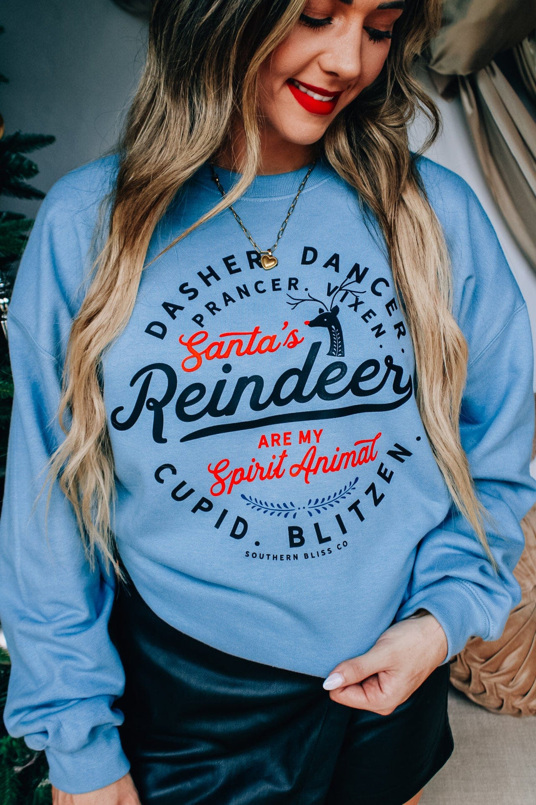 Santas Reindeer Sweatshirt
