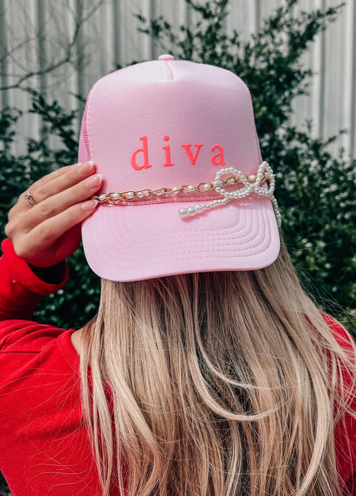 Diva Light Pink Trucker Hat