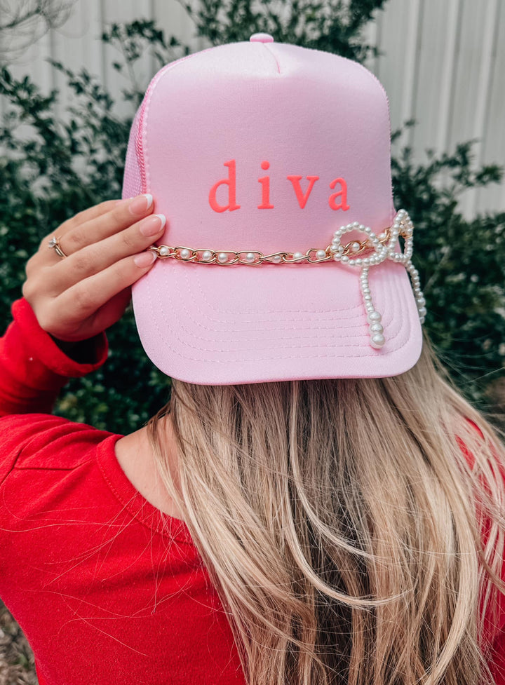 Diva Light Pink Trucker Hat
