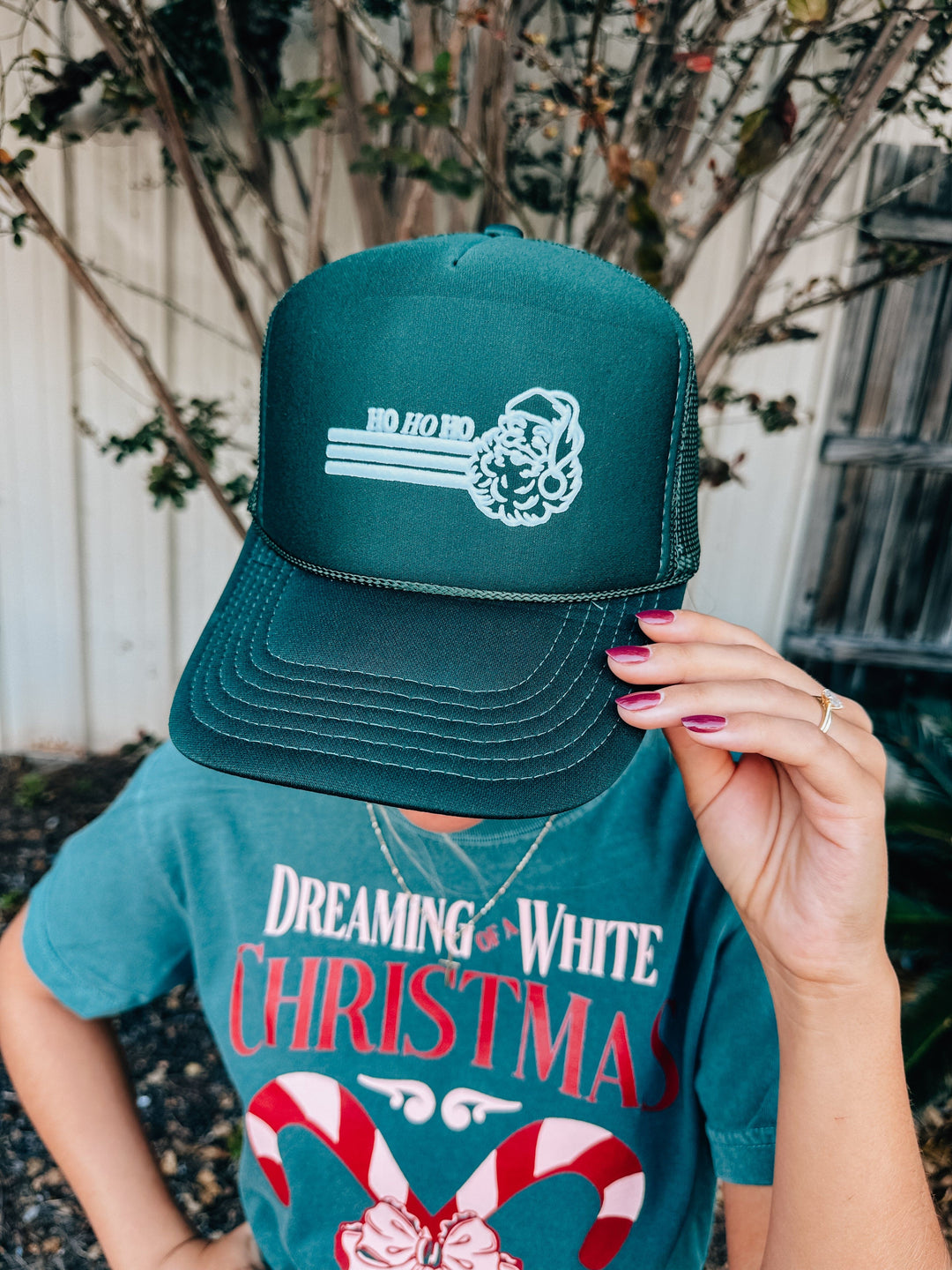 Santa Ho Ho Ho Foam Trucker Hat