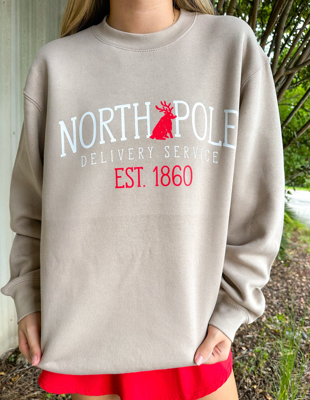North Pole Delivery Service Sweatshirt