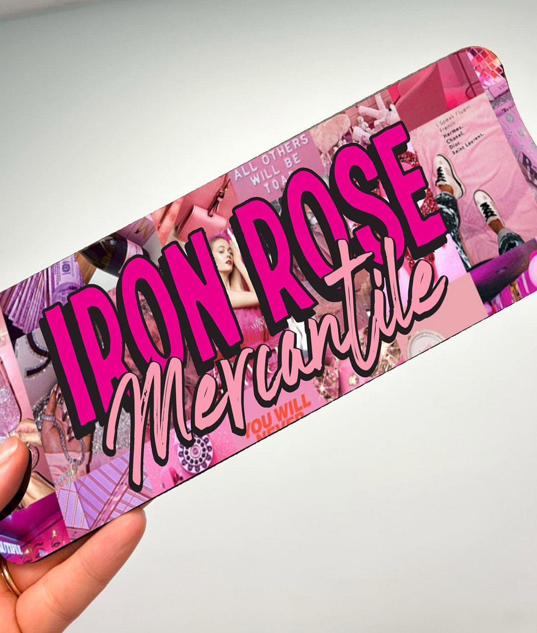 {Custom} Boujie Pink Slap Band Koozie