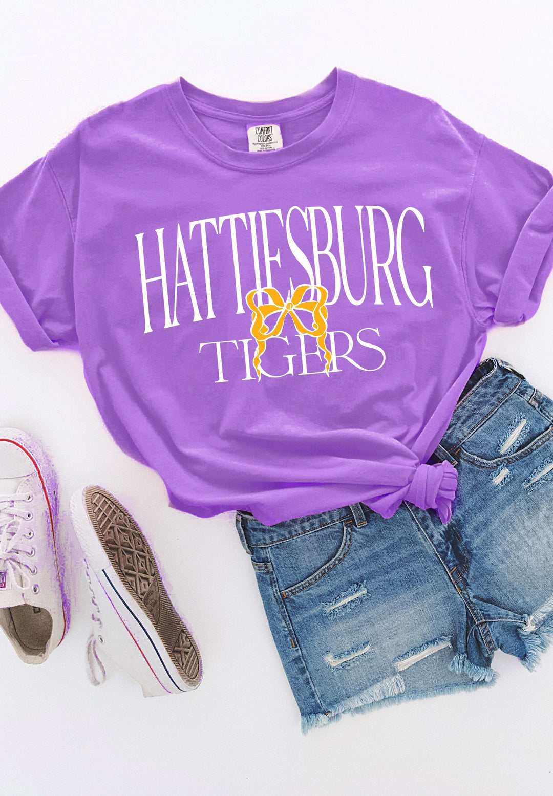 Hattiesburg Bow Comfort Colors Tee