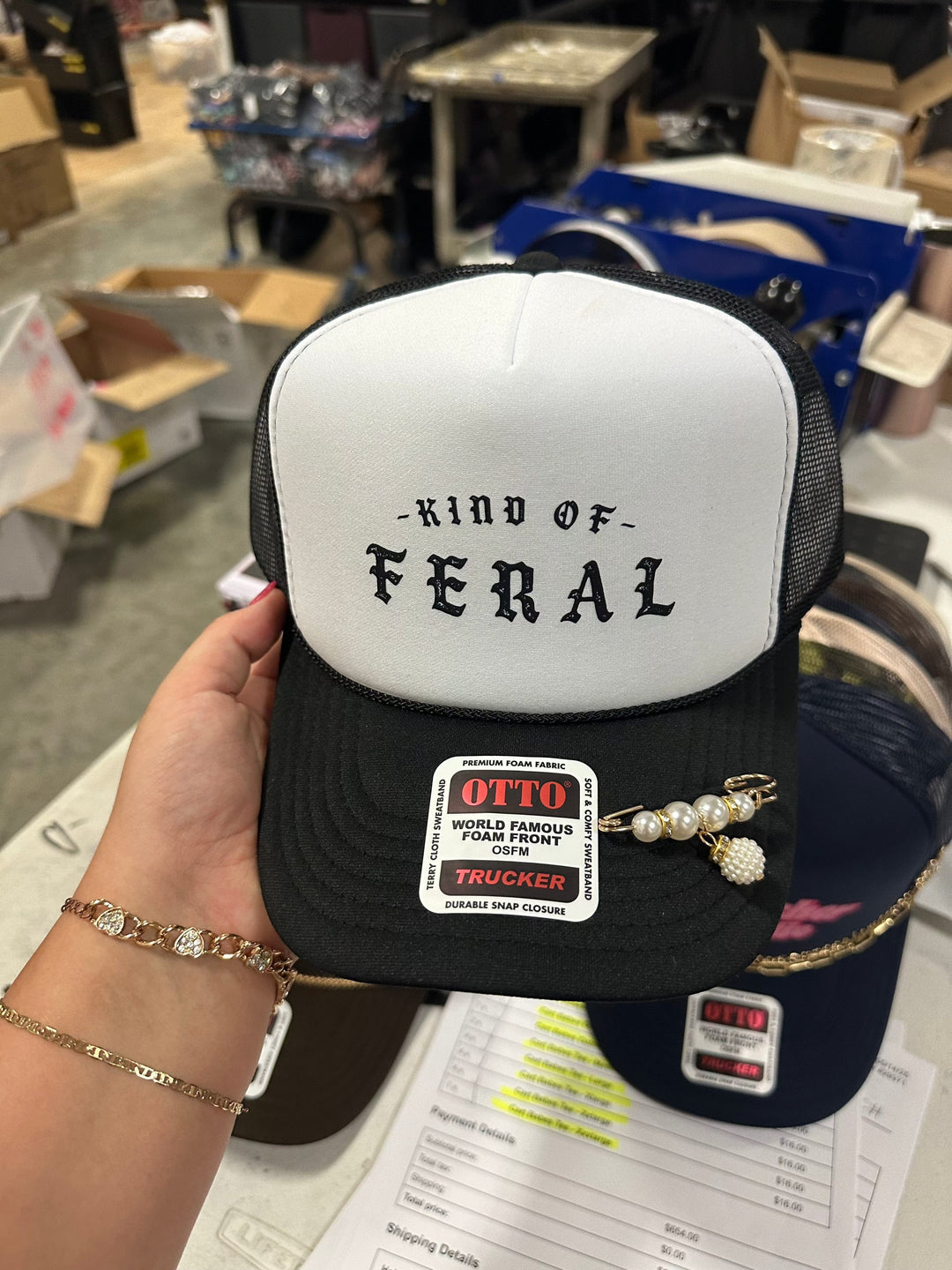 Kind of Feral Trucker Hat - NO PIN