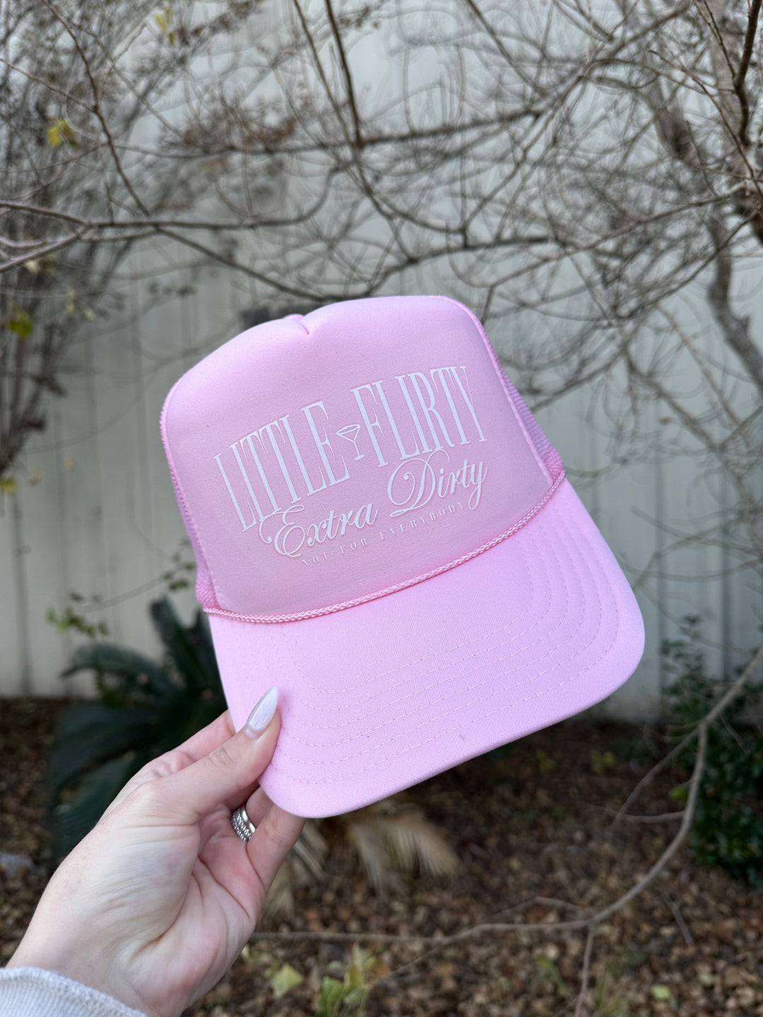 Little Flirty Foam Light Pink Trucker Hat