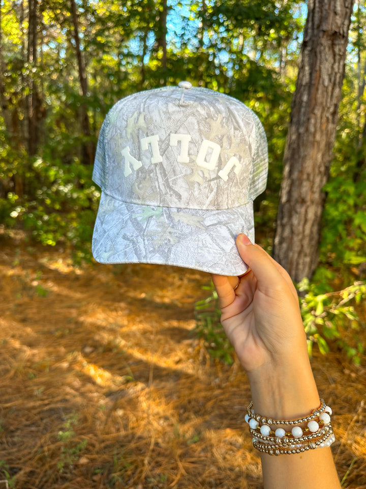 JOLLY Washed Canvas Camo Trucker