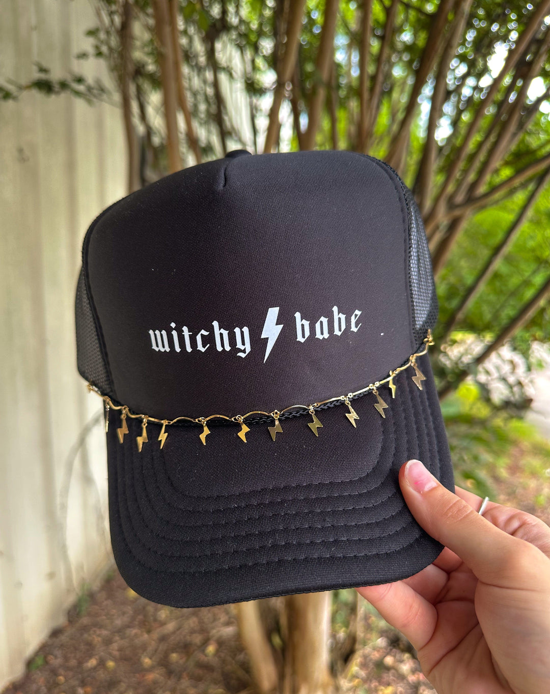 Witchy Babe Black Trucker
