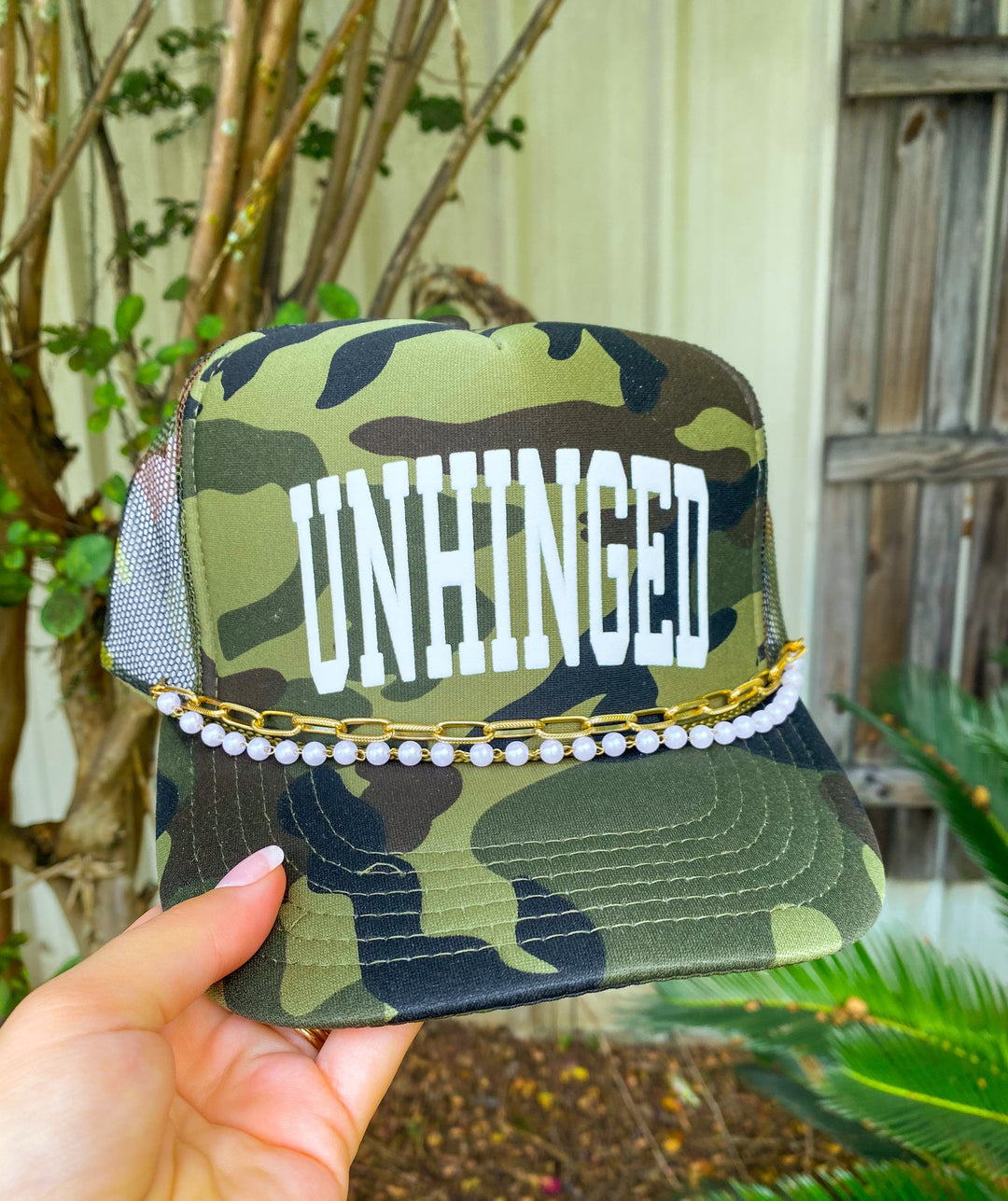 Unhinged Full Camo Trucker Hat