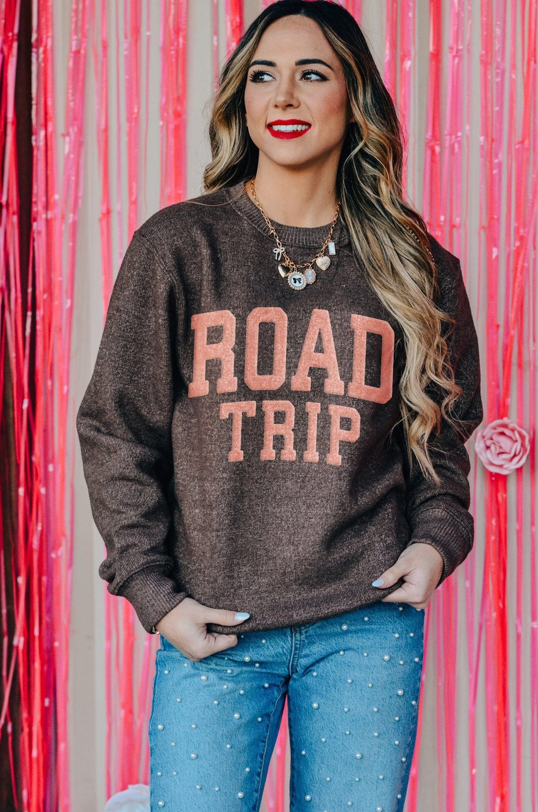 Road Trip Knit Sweatshirt