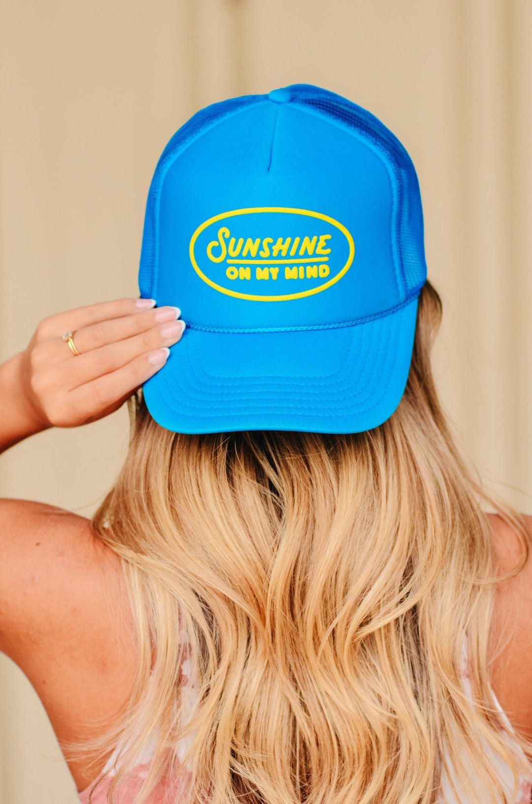 Sunshine On My Mind Blue Trucker Hat