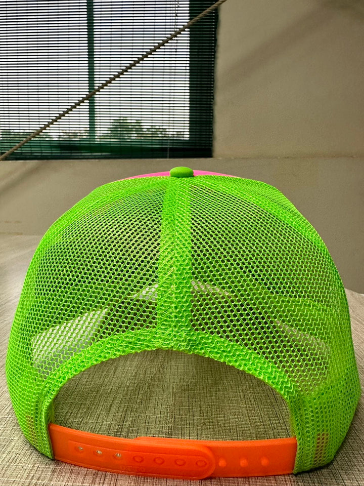 Everything Is Fine Pink Multi-Trucker Hat