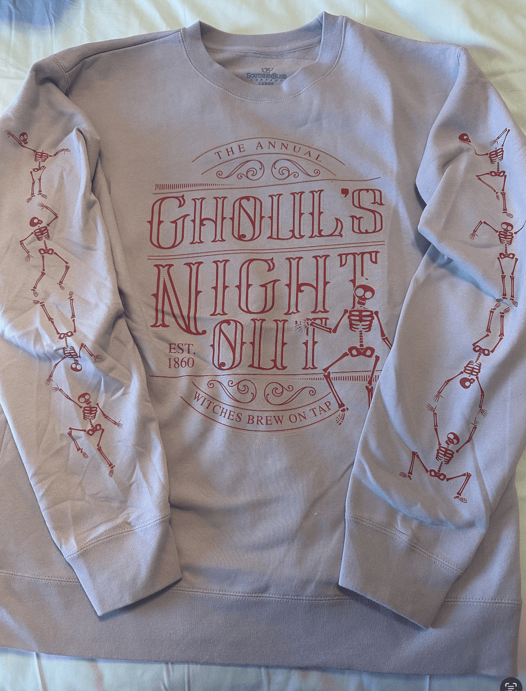 Ghouls Night Out Purple Sweatshirt