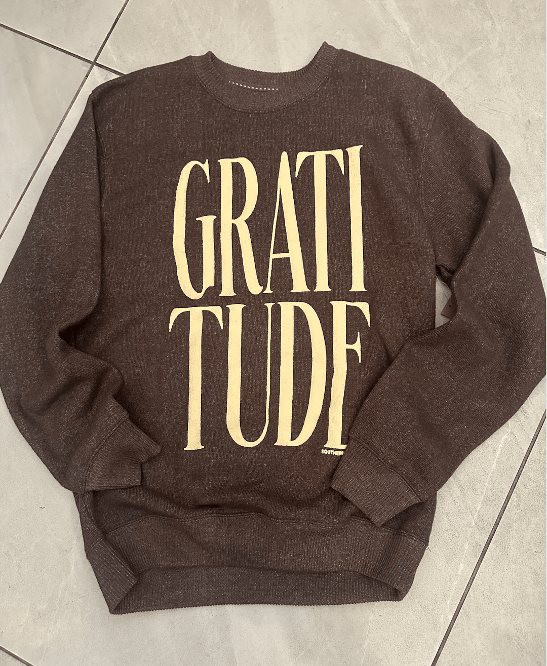 Gratitude Brown Knit