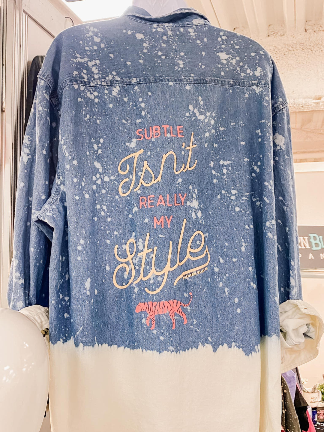 Subtle Style Light Denim Bleached