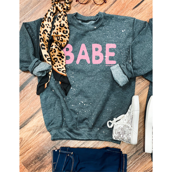 Shein babe hot sale sweatshirt