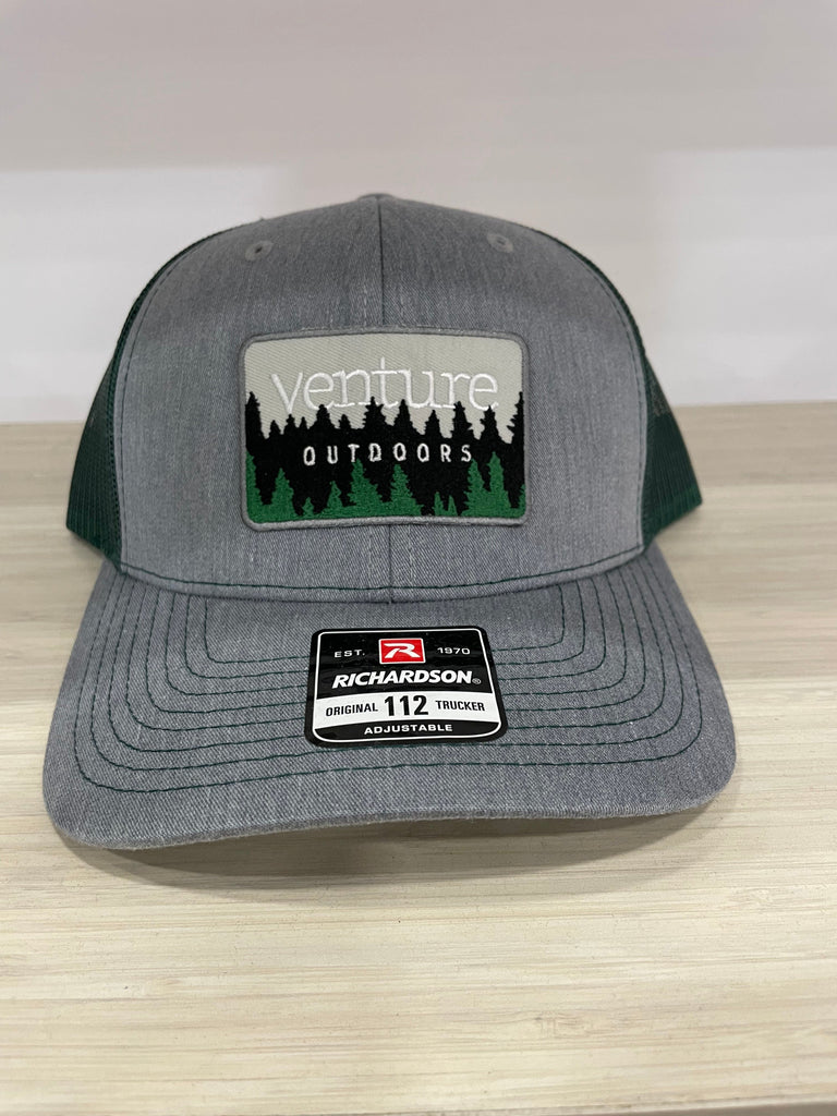 VENTURE - Rectangle Forrest Grey/Green Hat