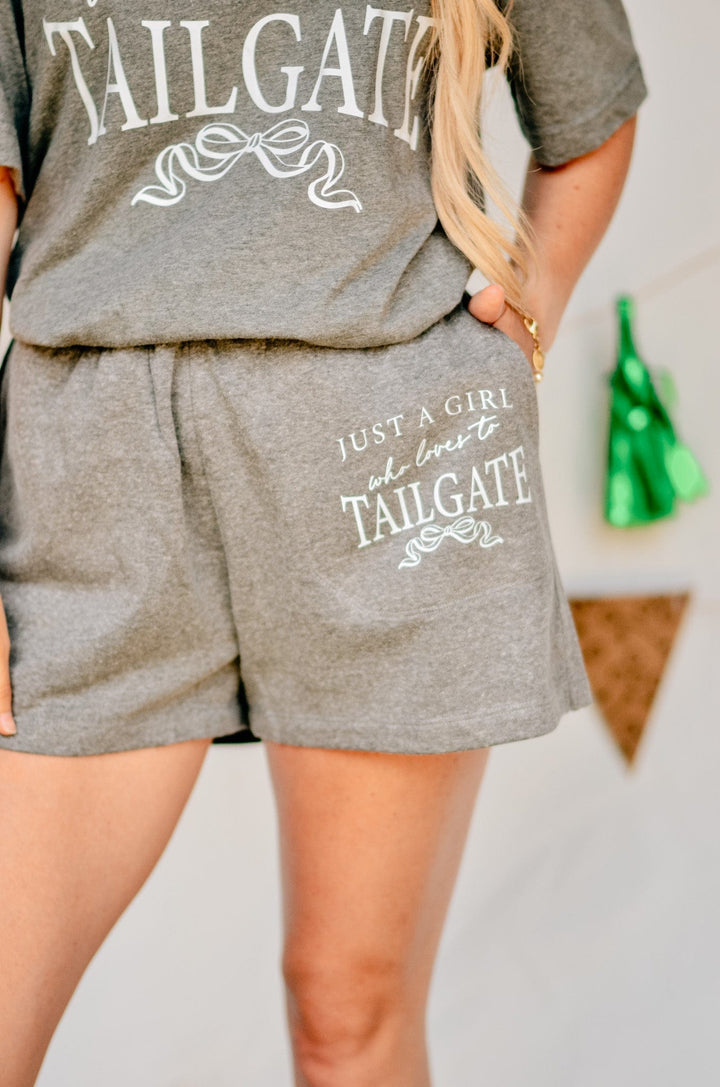 Just a Girl Who Loves to Tailgate Shorts