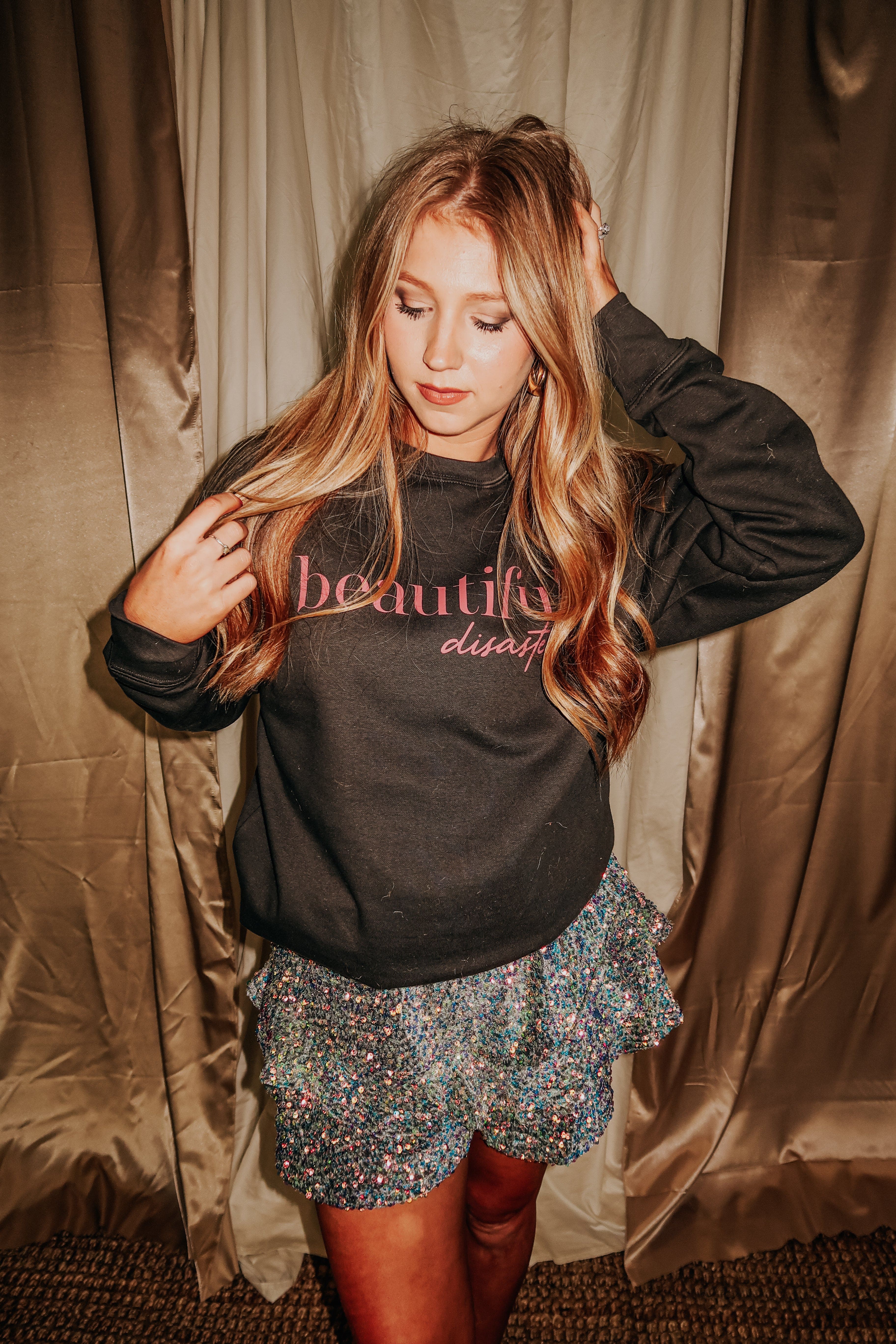 Beautiful Disaster Sweatshirt Southern Bliss Company