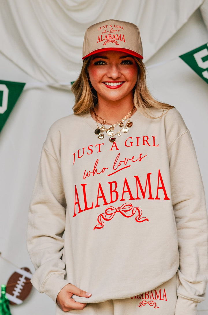 Just a Girl Who Loves Alabama Sweatshirt