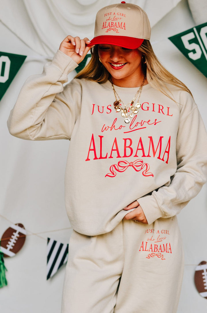 Just a Girl Who Loves Alabama Sweatshirt