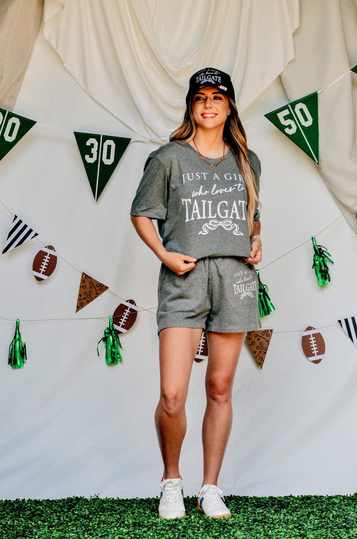 Just a Girl Who Loves to Tailgate Tee