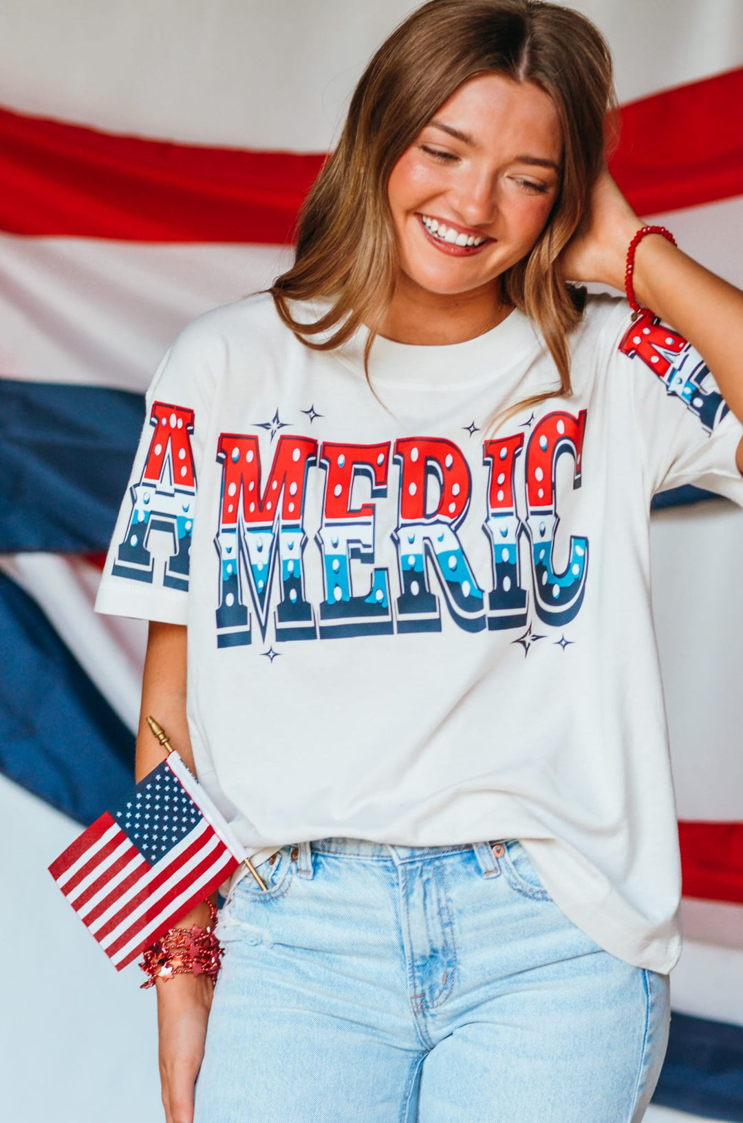 America Boxy Tee