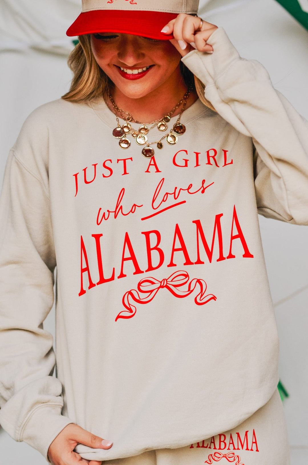 Just a Girl Who Loves Alabama Sweatshirt