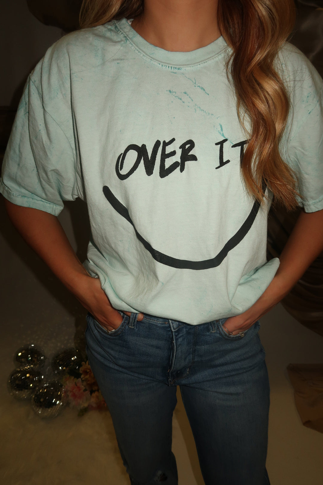 OVER IT Tie Dye Tee