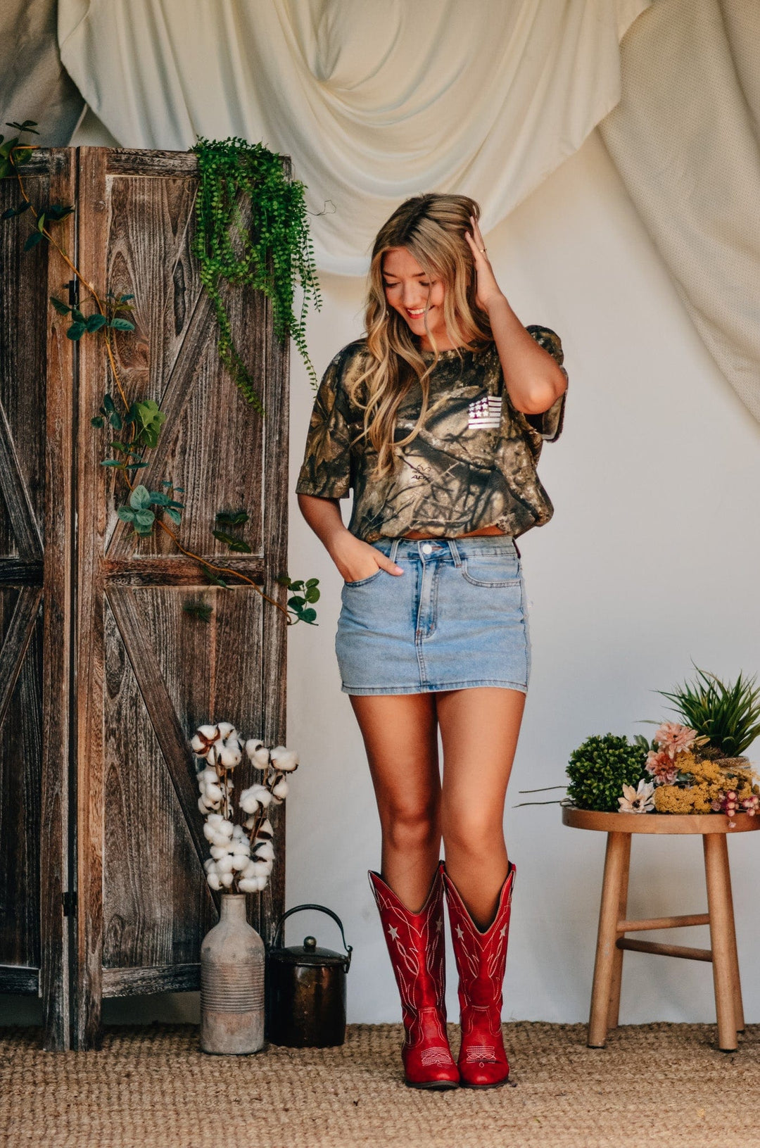 They're Not Like Us Camo Tee - NOT CUT