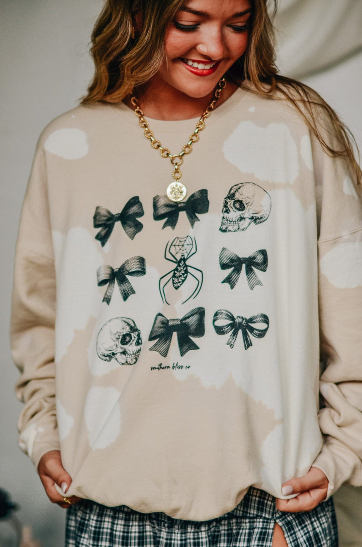 Bows and Skulls Bomba Sweatshirt