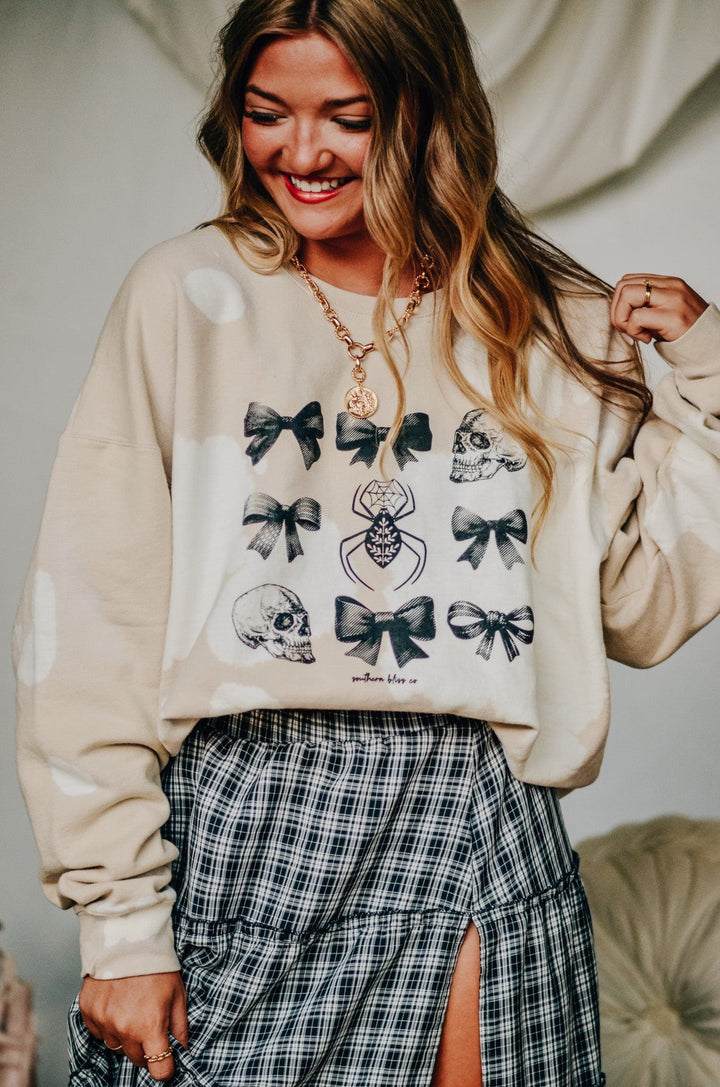 Bows and Skulls Bomba Sweatshirt