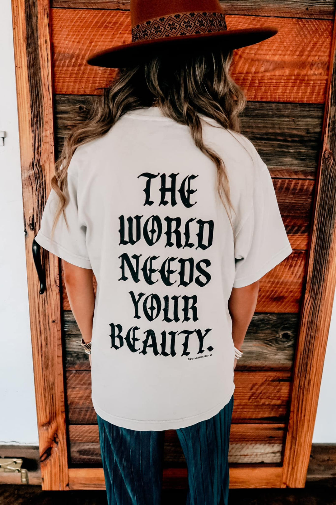 You Gorgeous Soul Sand Mock Neck Tee