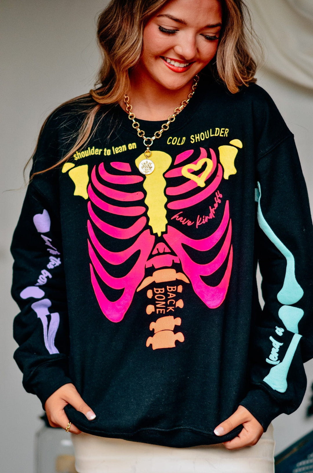 Neon Skelly Sweatshirt