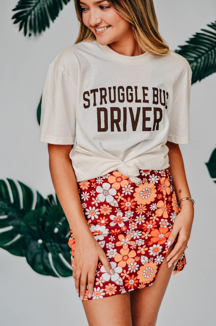 Struggle Bus Driver Cream Tee