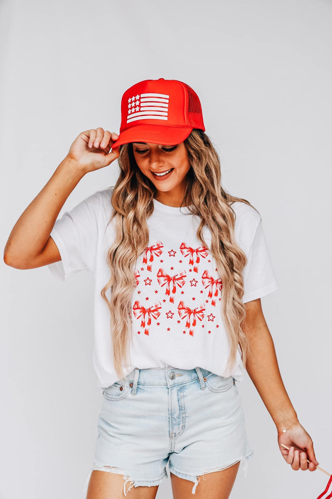 Flag Red Trucker Hat