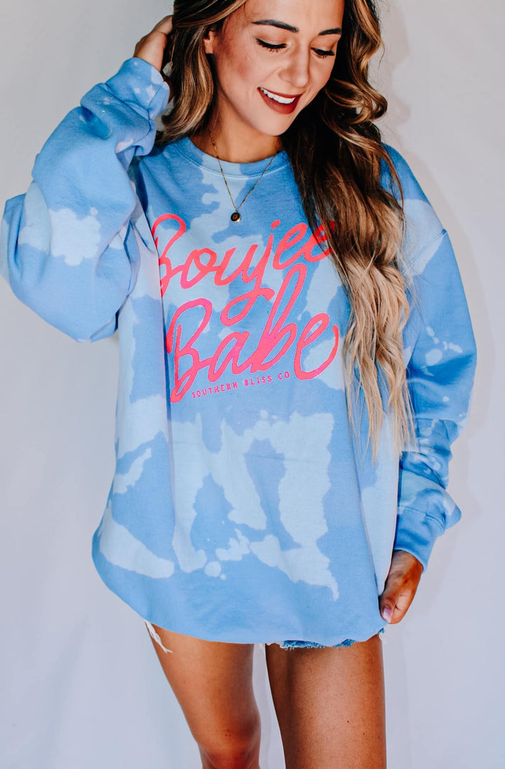 Boujee Babe Blue Bomba Sweatshirt