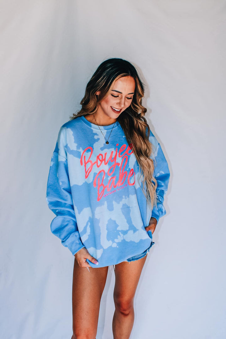 Boujee Babe Blue Bomba Sweatshirt