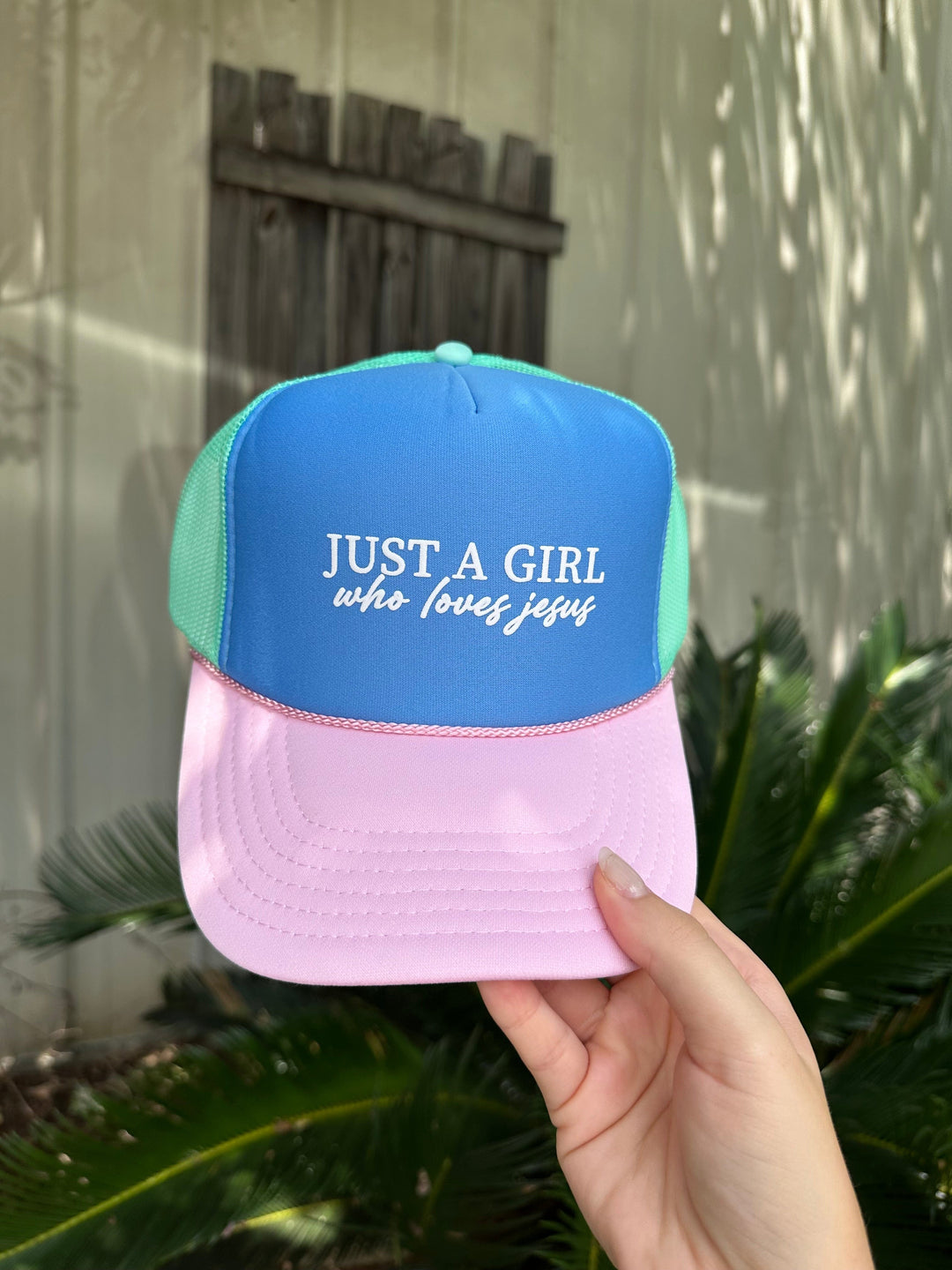 Just A Girl Who Loves Jesus Multi-Trucker Hat