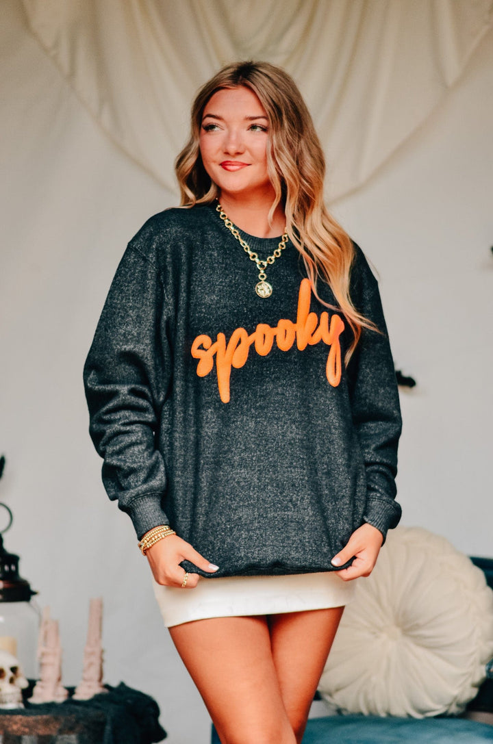Spooky Knit Sweatshirt