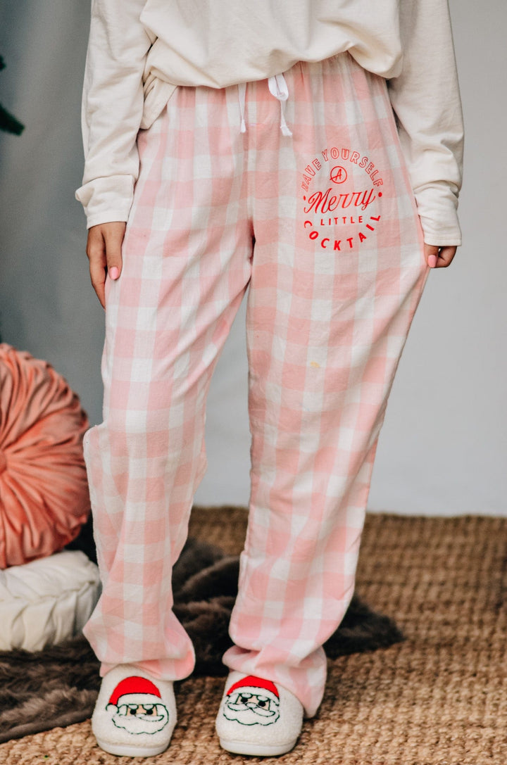 Merry Little Cocktail Plaid Pants