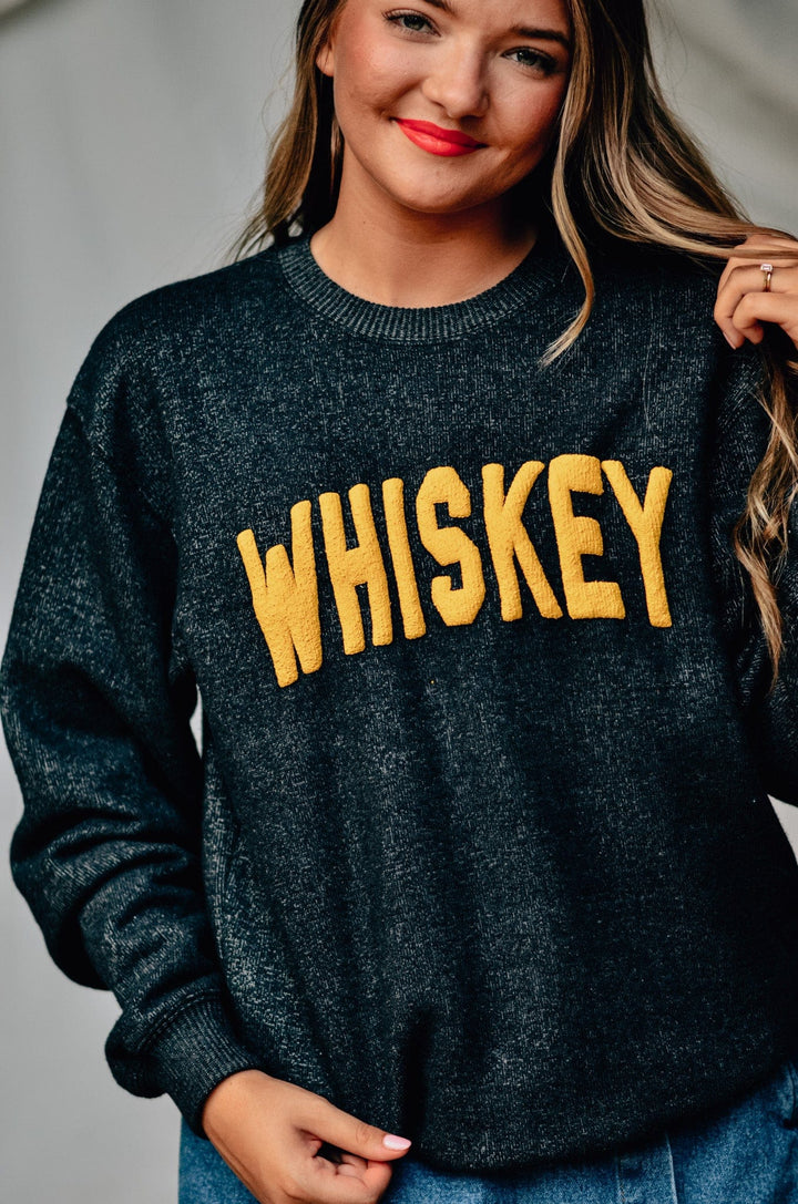 Whiskey Knit Sweatshirt