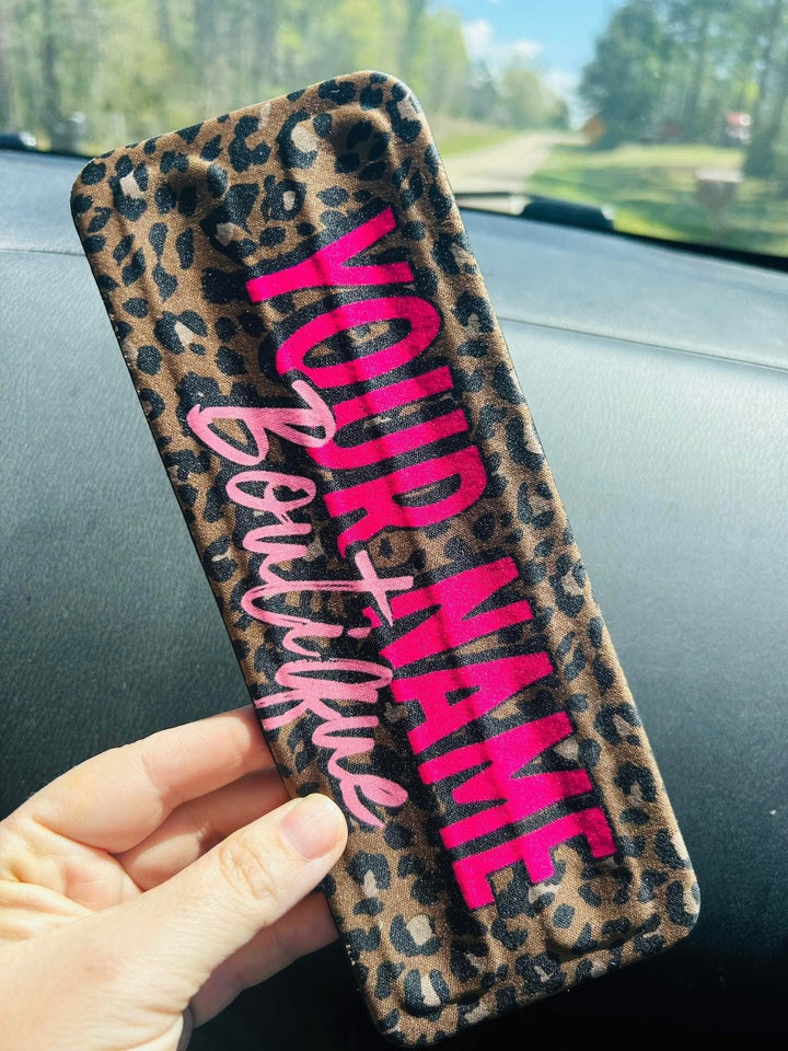Custom Leopard Slap Wrap Koozie