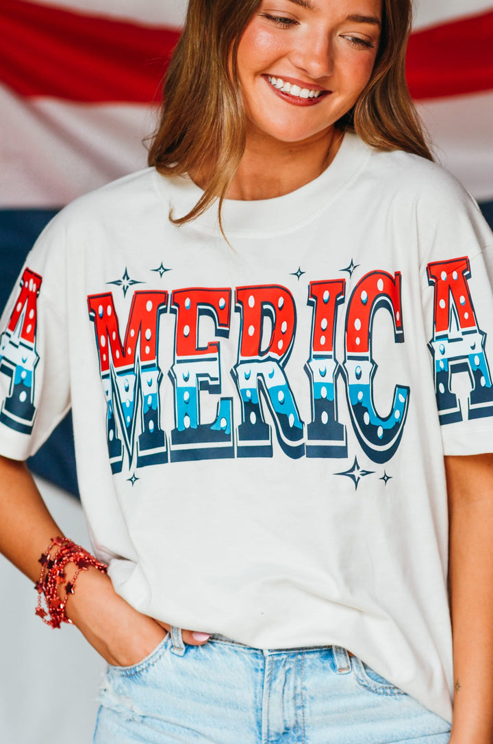 America Boxy Tee