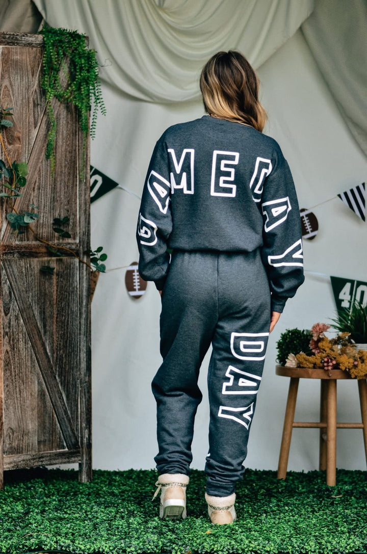GAMEDAY Oversized Print Joggers