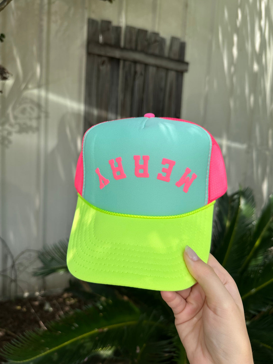 Merry Arch Multi Trucker Hat (Mint)