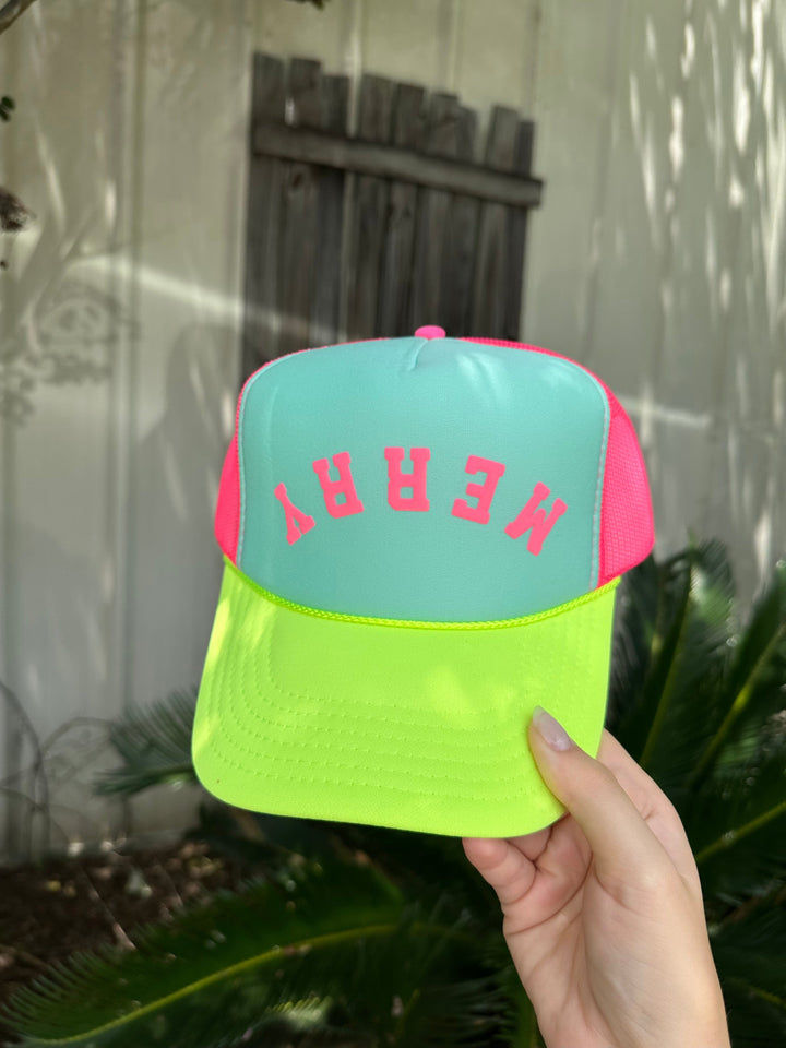 Merry Arch Multi Trucker Hat (Mint)