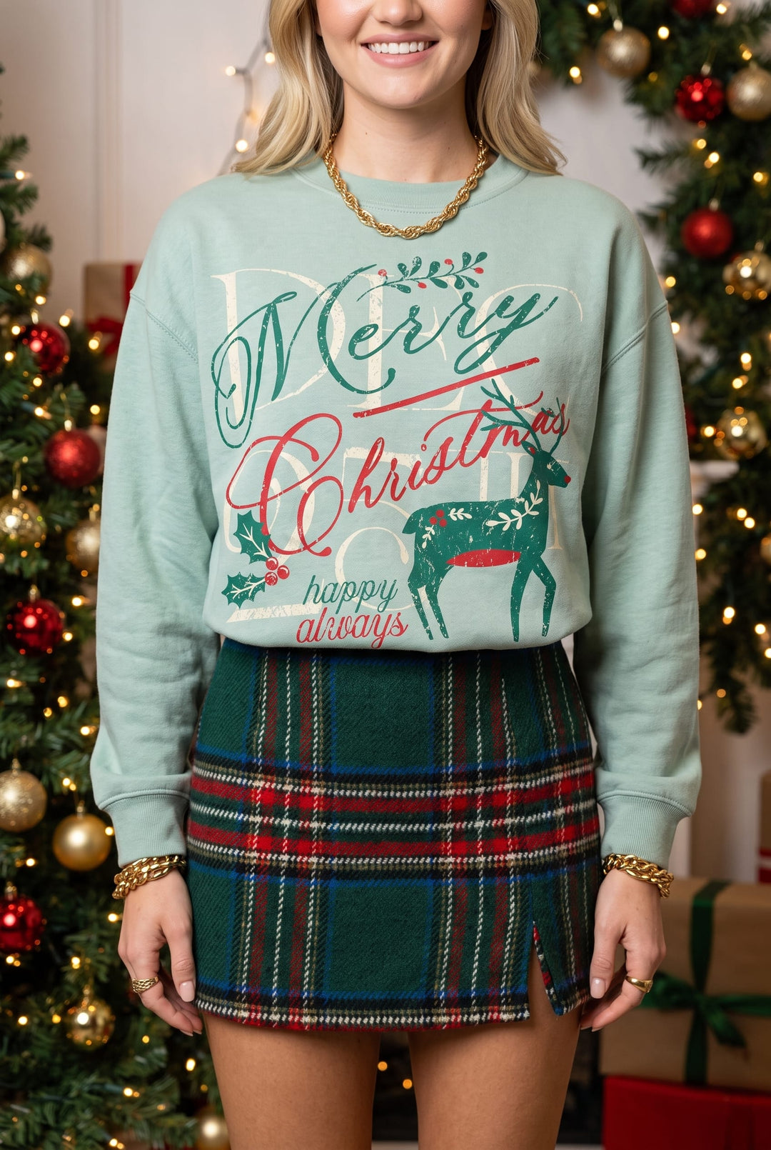 December 25th Vintage Christmas Sweatshirt