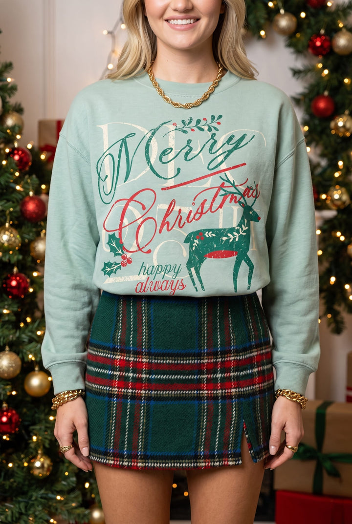 December 25th Vintage Christmas Sweatshirt