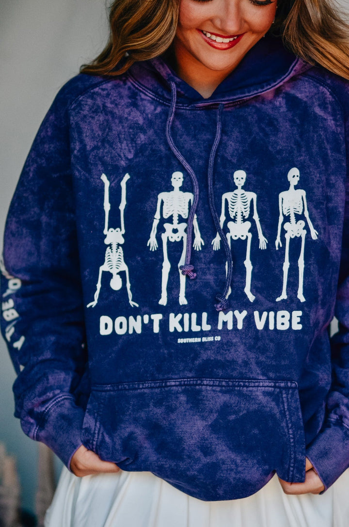Dont Kill My Vibe Purple Cloud Hoodie