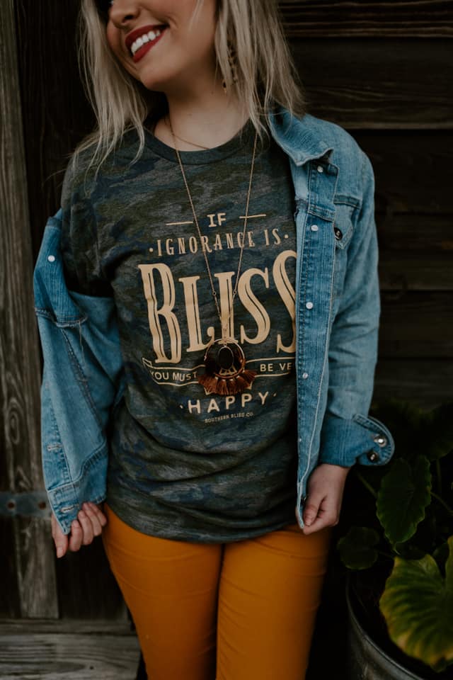 Ignorance is Bliss Camo Tee